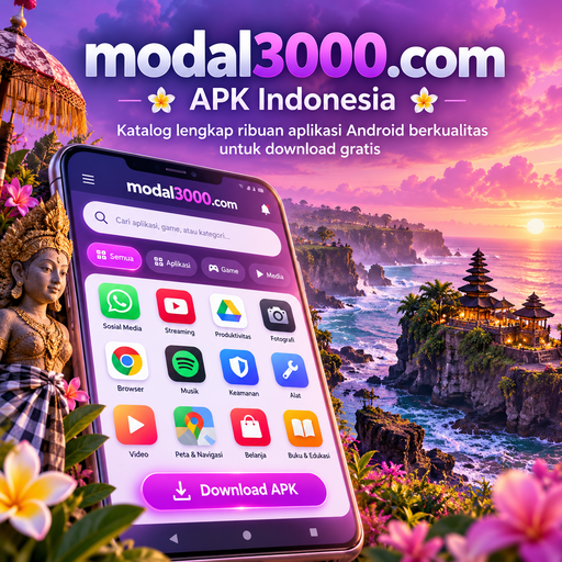Ilustrasi informasi aplikasi modal3000